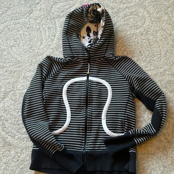 Lululemon striped hoodie sale